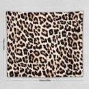 HZOHNAGO Leopard Print Tapestry Rustic Brown Leopard Wild Animal Printed Wall Tapestry Painting Wall Hanging for Bedroom Living Room Dorm 60" W x 50" H by CozyNest Decor
