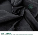 Surmente Black Tablecloth for Round Tables, 108-inch Round Table Cloths for Weddings, Banquets, or Restaurants by CozyNest Decor