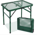 Small Folding Table, Easy for Storage, Compact and Portable Picnic Table for Grill, Outdoor Camping, Garden, Patio, Dining, BBQ, Party, Market, 2Ft (Small, Green) by GreenHaven Gardens