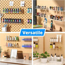 NIUBEE Wall Mounted Spice Rack Organizer,3 Pack Clear Acrylic Spice Shelf Storage Holder,Hanging Seasoning Rack Organizer for Wall Kitchen Pantry Cabinet Door by CozyNest Decor