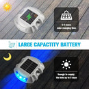 VOLISUN Solar Deck/Dock Lights, 16-Pack Led IP67 Waterproof Outdoor Warning Step Lights for Driveway Sidewalk Garden Pathway Yard (Blue) by CozyNest Decor