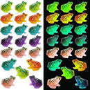 Barydat 40 Pcs Miniature Frog Figurines Luminous Mini Resin Frog Figures Model Garden Decor DIY Terrarium Craft Ornament Accessories for Moss Landscape Decoration (1.38 x 1.18 Inch) by GreenHaven Gardens