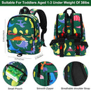 Accmor Toddler Backpack Leash, Cute Baby Backpacks with Anti Lost Wrist Link, Mini Kids Backpack Harness Leash for Outdoor Travel, Adorable Dinosaur Backpack Tether Walking Harness for Boys 1-3 by TinyTreasures Baby Boutique