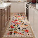 Runner Rug for Hallways Kitchen Rug Non Slip 2'6''x8' Washable Rugs with Rubber Backing Soft Floral Carpet Runner for Hallways, Kitchen, Laundry, Bedroom, Bathroom(Beige) by CozyNest Decor