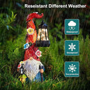 Solar Gnome Garden Statue Lights Gnome Figurine with Solar Lantern, Outdoor Garden Waterproof Ornaments Decorations for Yard Lawn Patio – Ideal Gift for Women Mom Grandma by CozyNest Decor