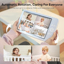 bonoch MegaView Baby Monitor, 10" Video Monitor with 2 Cameras, 10000mAh Battery, Quad Split Screen Baby Monitor with Camera and Audio, VOX Mode, Auto Night Vision, Remote PTZ, Hack Proof by TinyTreasures Baby Boutique