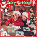 4 Pcs Christmas Paint by Sticker Books for Kids Ages 4-8 Sticker by Number Books Activity Book for Kids Ages 3-5 Sticker Puzzle Book Craft Art Toddlers Gift Snowman Santa Claus Xmas Tree 32 Pictures by TinyTreasures Baby Boutique