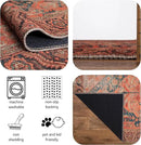 Keen Home Design 2x7 Rug - Machine Washable Runner Rug with Non-Slip Backing, Ideal for Hallway, Entryway, Kitchen, Laundry Room - Vintage, Easy Clean, Durable, Low Pile Rug - (2'6" x 7') by CozyNest Decor
