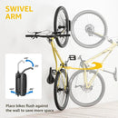 monTEK Swivel Bike Wall Mount – Garage Bike Hanger & Space-Saving Vertical Bike Rack for Garage & Apartment, Sturdy Bike Storage Hook Holds up to 66 lbs, Easy Installation & Scratch-Proof Design by GreenHaven Gardens