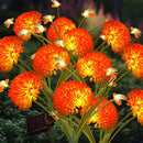 Solar Garden Lights, 8 Pack Solar Swaying Bee Lights with Flowers, Waterproof Solar Firefly Lights Outdoor for Garden Patio Yard Pathway Fall Decoration, Gifts for Women Mother's Day by GreenHaven Gardens