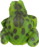 Design Toscano QM20510 Ribbit The Frog Garden Toad Statue, 9", Full Color by GreenHaven Gardens