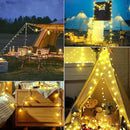 Minetom Mini Globe String Lights, 66 Ft. 200 LED Fairy String Lights Plug in, 8 Modes with Remote, Decor for Indoor Outdoor Party Wedding Christmas Tree Garden, Warm White by CozyNest Decor