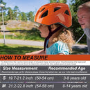 Kids Bike Helmet,2 Sizes Adjustable for Youth Child Boys & Girls Ages 3-5-8-14,Ventilation and Multi-Sport for Bicycle Scooter Skate by TinyTreasures Baby Boutique