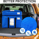 TAILI 2 Tier Extra Large Moving Bags, 4 Pack Blue Heavy Duty Totes For Storage with Visible Window, Wrap Around Handles, Storage Bags for Space Saving, Alternative to Moving Boxes by TinyTreasures Baby Boutique