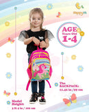 Backpack with Leash for Kids-Anti Lost Walking Toddler Leash-Unicorn design-for 1-4 Years Old Girls by TinyTreasures Baby Boutique