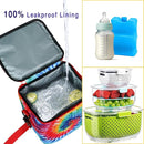Breastmilk Cooler Bag with Ice Pack - Fits 4 Bottles Up to 9 Ounce - Insulated Baby Bottle Cooler on The Go with Strap by TinyTreasures Baby Boutique