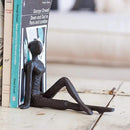 Danya B. ZI11217 Contemporary 2 Piece Ladies Stretching Cast Iron Metal Art Bookend Set by CozyNest Decor