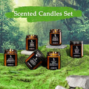 Scented Candles Set, Soy Wax Candles 6 Pack 42 Oz Aromatherapy Candles Gift Set for Women Men (Sage/Vanilla/Lemon/Sandalwood/Mint/Rose by CozyNest Decor