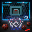 HopeRock Indoor Mini Basketball Hoop for Kids, Basketball Hoops Over The Door with LED Lighting, Mini Hoop with Scoreboard & 3 Balls, Basketball Toys Gifts for 5 6 7 8 9 10 11 12 Year Old Boys Girls by TinyTreasures Baby Boutique