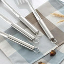 Pleafind 2-Pcs Solid & Slotted Spatula Set, 304 Stainless Steel Spatula, Metal Spatulas, Wok Utensils, Cooking Utensils, Wok Spatulas for Home, Kitchen and Restaurant, Dishwasher Safe by CozyNest Decor