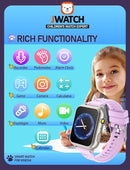 Kids Smart Watch for Boys Girls 6-12 with Pedometer Audio Book Camera Music Player Birthday Present Christmas (Silver Frame Purple)…… by TinyTreasures Baby Boutique