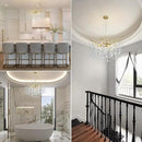 Modern Crystal Chandelier, 30" Chandeliers for Dining Room,Gold K9 Crystal Tree Branches Crystal Chandelier,10-Light Living Room Chandeliers, Fo Entryway,Foyer,Bedrooms by CozyNest Decor
