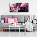 GUGIKA Abstract Wall Art for Living Room, Pink Canvas Wall-Art for Girls Bedroom, Print Paintings, Size 20x40 Inches by CozyNest Decor