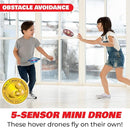 Force1 Scoot Duo Hand Operated Drone for Kids or Adults - 2pk Hands Free Motion Sensor Mini Drones, Easy Indoor Flying Ball Small UFO Toys for Boys and Girls (Red and Blue) by TinyTreasures Baby Boutique