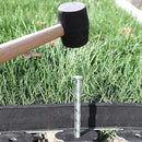 50/100/150 Pack 6" Solid Galvanized Non-Rust Metal Garden Stakes Spiral Landscape Edging Anchors for Paver Edging, Gardening, House Construction, etc (150) by CozyNest Decor