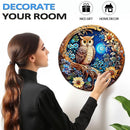 masseruon Wooden Puzzles for Adults-Moonlight Owl, Unique Shaped Jigsaw Puzzles for Adult(M, 190pieces, 11.4x11.4in), Beautiful Animal Shaped Wood Puzzles, Christmas Family Game Birthday Gift by TinyTreasures Baby Boutique