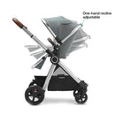 Mompush Ultimate 2 Baby Stroller for Infant and Toddler with Newborn Mode and Reversible Seat, All-Terrain Stroller with All-Wheel Suspension, Includes Car Seat Adapter and Large Storage Basket by TinyTreasures Baby Boutique