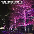 Christmas Light 1000 LEDs 336ft Green Cable Wire Fairy String Tree Twinkle Lights IP44 Waterproof 12 Modes for Christmas Party, Halloween, Outdoor, Garden, Wedding, Home Decoration (Purple) by GreenHaven Gardens
