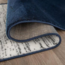 Rugshop Contemporary Modern Boxes Area Rug 3'3" x 5'3" Navy by TinyTreasures Baby Boutique