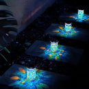 Cooo 2 Pack Mosaic Solar Lanterns Outdoor Waterproof Jar Lights Solar Powered, Hand Paste 141 Crystal Mosaics Table Hanging Garden Backyard Decor Lamps （Just Little More, Get Double The Delight ） by GreenHaven Gardens