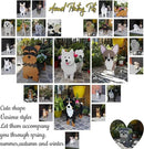 Gray Schnauzers Dog Planter Plant Pots,Cute Garden Dog Flower Planter,Large Dog Planters Birthday Gifts for Women,Office,Indoor/Outdoor Decor(9.84 * 10.24 * 15in) by GreenHaven Gardens