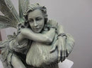 16-1/2-Inch Tall Green Fairy on Mushroom by GreenHaven Gardens