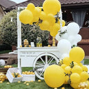 130pcs Yellow Balloons Different Sizes 18" 12" 10" 5" Party Latex Balloons for Boys Girls Birthday Baby Shower Gender Reveal Wedding Sunflower Party Decorations by CozyNest Decor