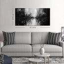 Abstract Wall Pictures for Living Room,Black Art Paintings for Wall Office Wall Art Bedroom Wall Decor 20 x 40 Inch by CozyNest Decor