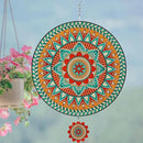 TUOKING Mandala Wind Spinners Outdoor Metal 3D Hanging Art Wind Spinner 12 Inch Stainless Steel for Yard and Garden Decoration Worth Gift for Women by GreenHaven Gardens