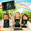Tinlade 12 Pack LCD Writing Drawing Tablets 8.5 Inch Bulk Colorful Doodle Board Erasable Electronic Painting Drawing Pads Learning Toy Gifts for Kids Boys Girls(Black) by TinyTreasures Baby Boutique