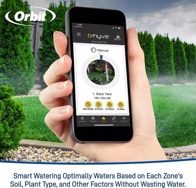 Orbit 57925 B-hyve 8-Zone Smart Indoor Sprinkler Controller, photo 3 of 7