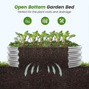 Land Guard Galvanized Raised Garden Bed Kit, Galvanized Planter Raised Garden Boxes Outdoor, Round Large Metal Raised Garden Beds for Vegetables …… by GreenHaven Gardens