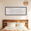 LuZhiQiang Spirit Lead Me Wall Art Decor 40"x15" Christian Scripture Sign Large Inspirational Quote Bible Verse Hanging Wooden Framed (Black) by CozyNest Decor