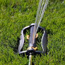 Melnor 65165AMZ XT Turbo Oscillating Sprinkler, 4,500 sq. ft., Quick Connect Bundle, 2-Way Adjustable, Black, Yellow by GreenHaven Gardens