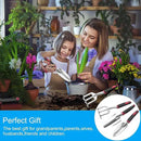 Garden Tool Set, 3 Pieces Aluminum Heavy Gardening Kit Including Hand Shovel, Transplant Shovel and Hand Rake with Soft Rubber Non-Slip Handle, Peoplewholovegardeningenjoy apleasant Experience by GreenHaven Gardens