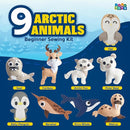 MOMOTOYS Arctic Animals Beginner Sewing Kit for Kids Ages 7+ – Includes 9 Kids Sewing Projects with Tools & Art Supplies – DIY Felt Crafts for Girls & Boys – Gifts for 7, 8, 9, 10, 11, 12 Year Old by TinyTreasures Baby Boutique