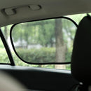 Funbliss Bar Mirror for Baby + 2 Pack Car Window Shades Bundle (19″ × 12″), UPF 50+ Window Shade for Baby in Car, 360° Rotation Fully-Adjustable Straps by TinyTreasures Baby Boutique