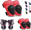 Knee Pads Elbow Pads Wrist Guards Set for Kids,Upgraded Protective Gear for Toddle 4-12 Boys or Girls Children Roller Skating Scooter Skateboarding Bike Roller Blade by TinyTreasures Baby Boutique