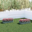 Aoodo 4 x 2 x 1 ft Raised Garden Bed for Patio Garden Lawn, Bed Only, Set of 2 by GreenHaven Gardens