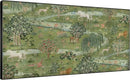 SIGNWIN 36"x72" Extra Large Framed Wall Art Medieval Fantasy Forest with Woodland Animals, Storybook-Inspired Scene for Home Living Room Bedroom Decor (Frame Assembly Required) by CozyNest Decor